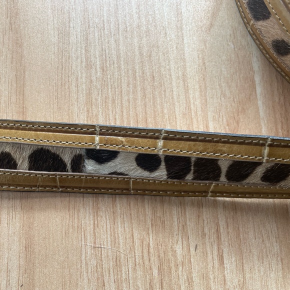 Mauri genuine leather and fur belt - Picture 4 of 5